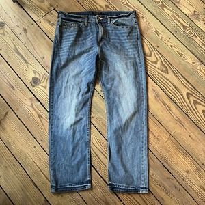 Banana Republic Outlet Jeans Men's 36 x 30 Slim Straight Medium Wash Denim